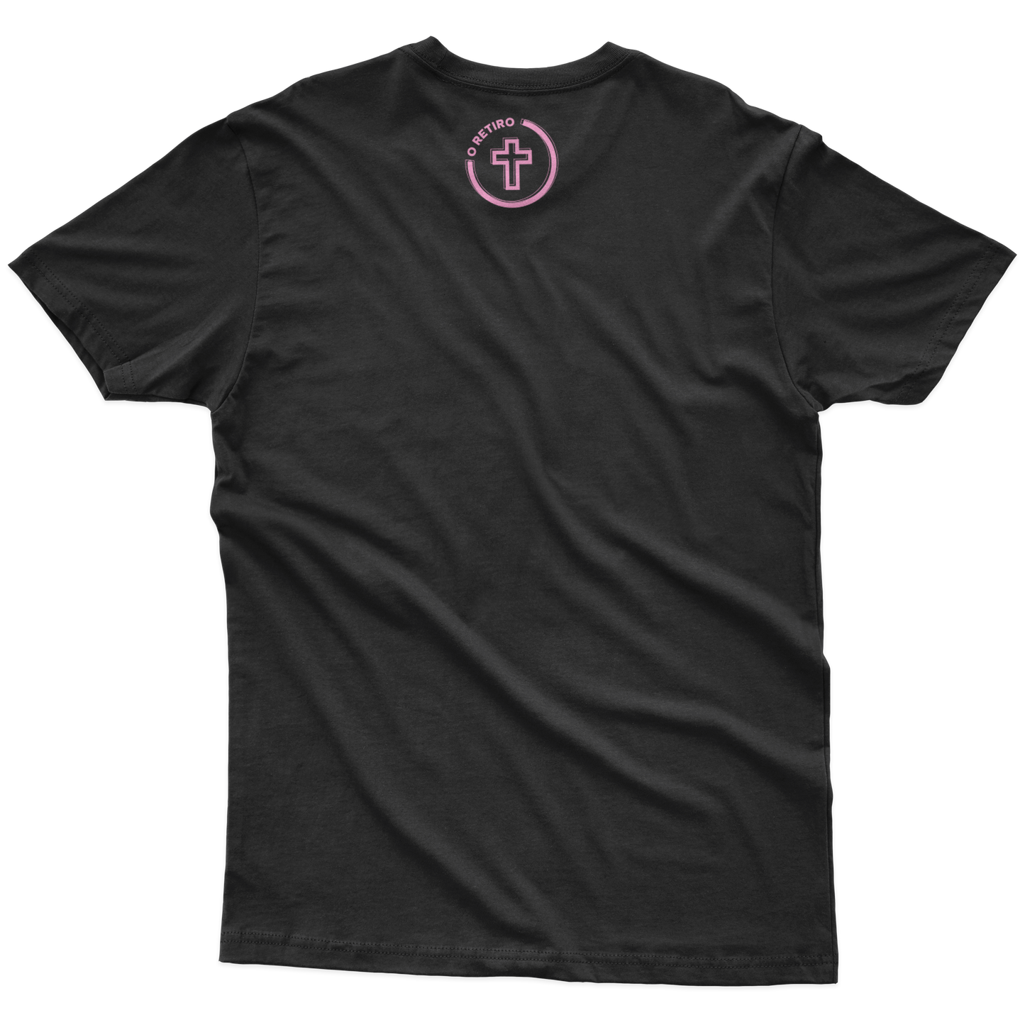CAMISETA JESUS E PONTO FINAL ROSA - O RETIRO