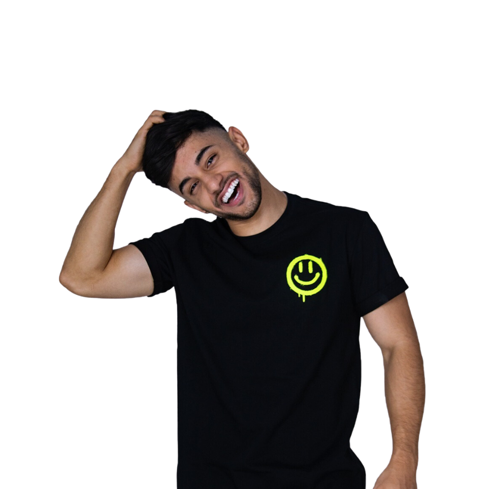 CAMISETA JESUS MAKE ME SMILE AMARELO - O RETIRO