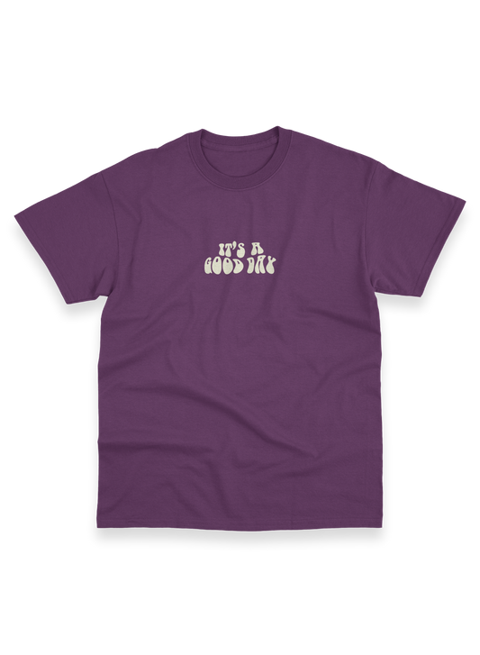 CAMISETA IT'S A GOOD DAY ROXO - O RETIRO