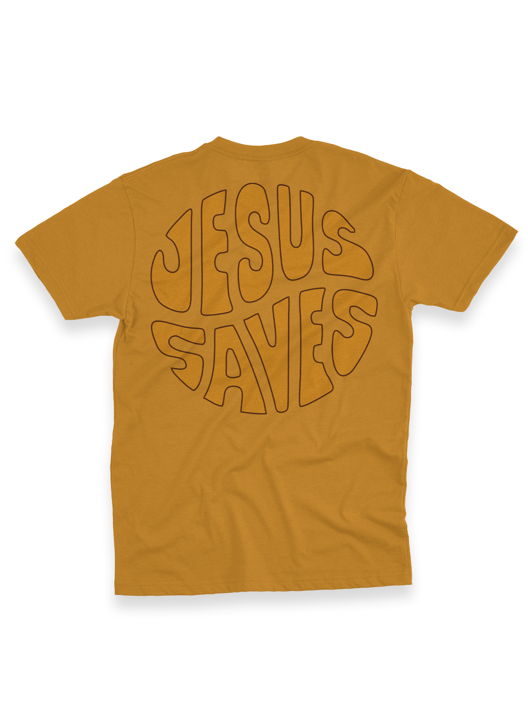 CAMISETA JESUS SAVES AMARELO - O RETIRO