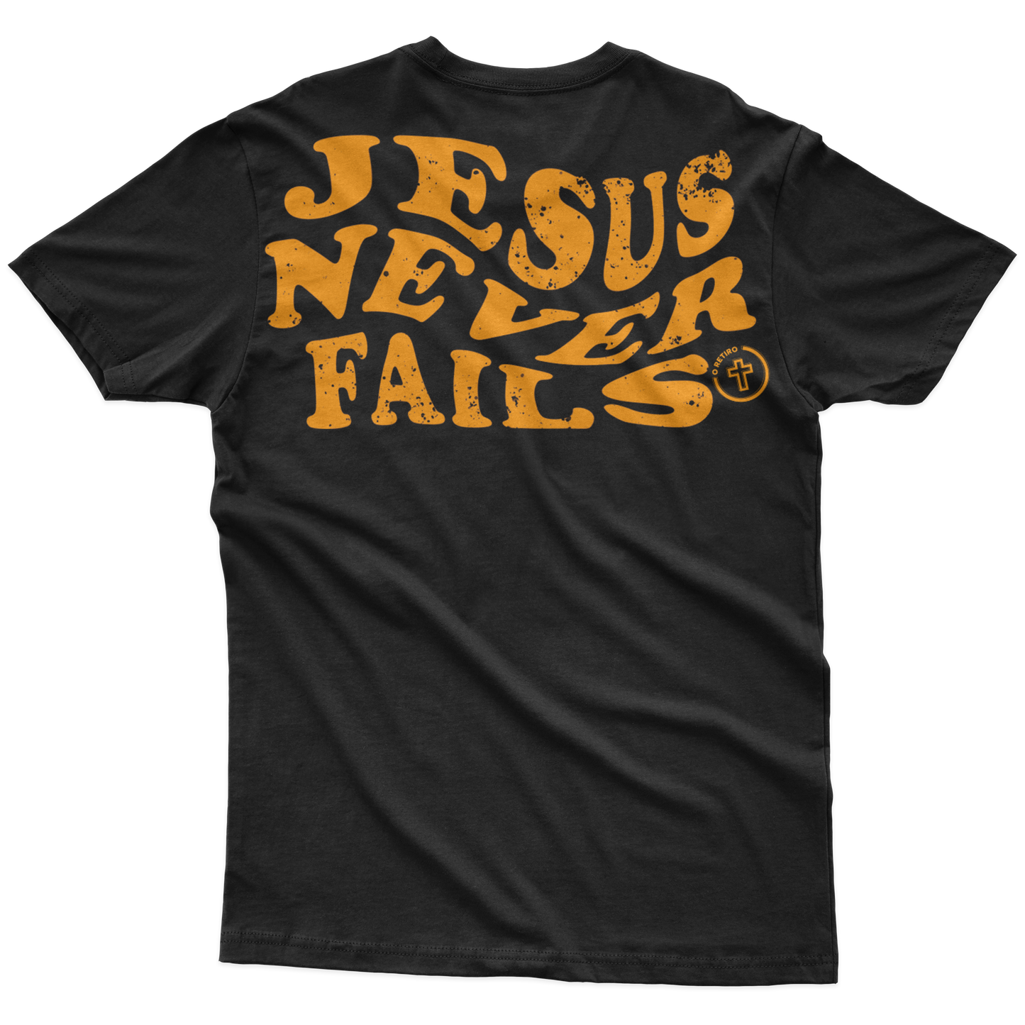 CAMISETA JESUS NEVER FAILS