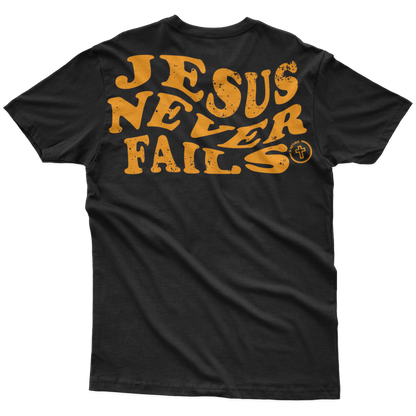 CAMISETA JESUS NEVER FAILS