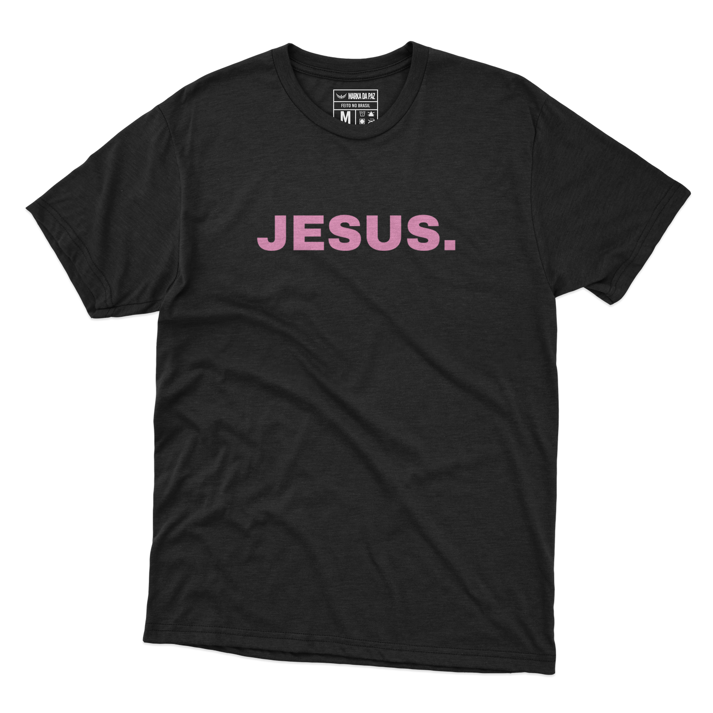 CAMISETA JESUS E PONTO FINAL ROSA - O RETIRO