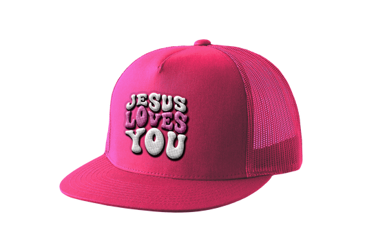 BONÉ PINK JESUS LOVES YOU
