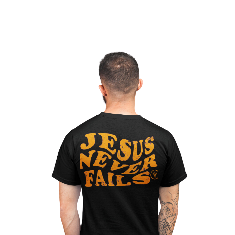 CAMISETA JESUS NEVER FAILS