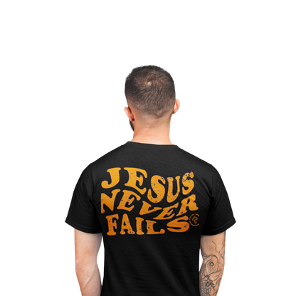 CAMISETA JESUS NEVER FAILS