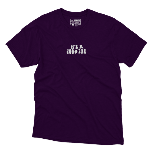 CAMISETA IT'S A GOOD DAY ROXO - O RETIRO